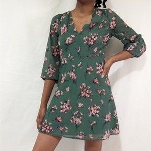 Madewell Marguerite Dress in Butterfly Garden